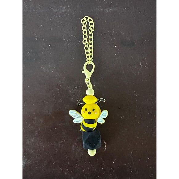 Handmade Coffee Travel Mug Charms Drink ID Tags Cup Accessories Gift Bumble Bee - Picture 1 of 2